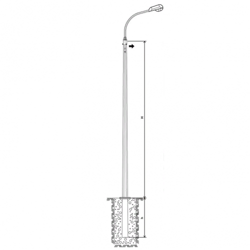 Опора МКС-8Ф-2,0
